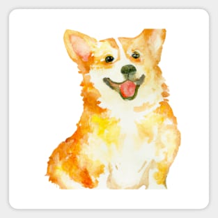 Pembroke Welsh Corgi Watercolor - Gift For Dog Lovers Magnet